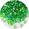 1440pcs SS20 5mm AB Flatback Rhinestones – Transparent Green Glitter Gems for Nails, Crafts, Clothing & Shoes